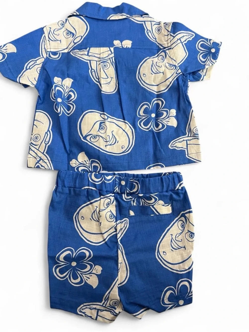 Disney Kids' Blue Buzz Lightyear Hawaiian Set 0-3 month NWT